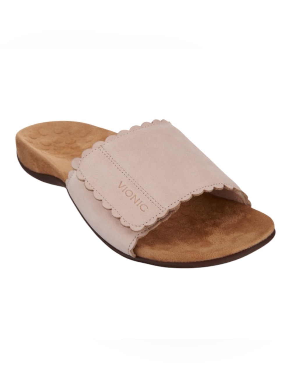 Vionic Florence Pink Adjustable Slide Summer Sandal Orthotic Women’s 10